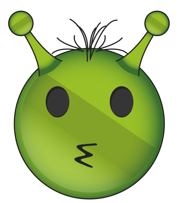 Alien Emoji Face Transparent PNG Image