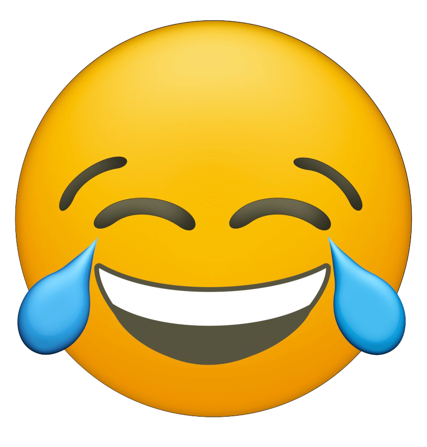 Laughing Crying Emoji Transparent PNG Image