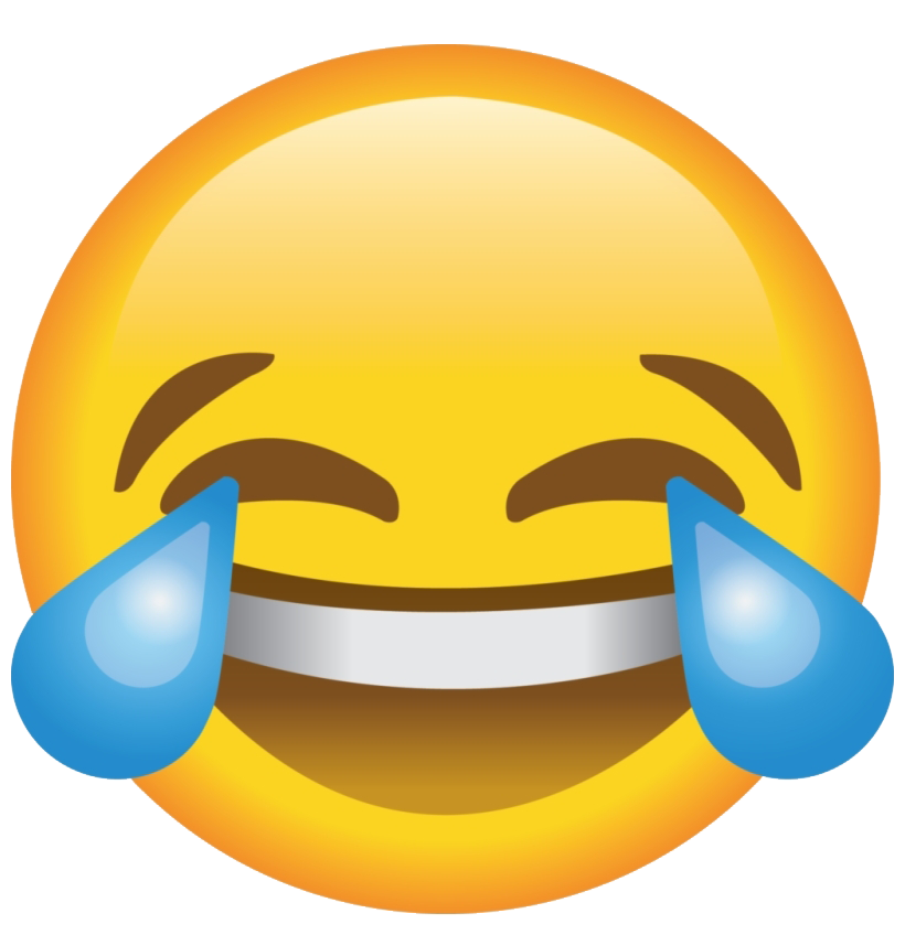 Laughing Crying Emoji Transparent PNG Image