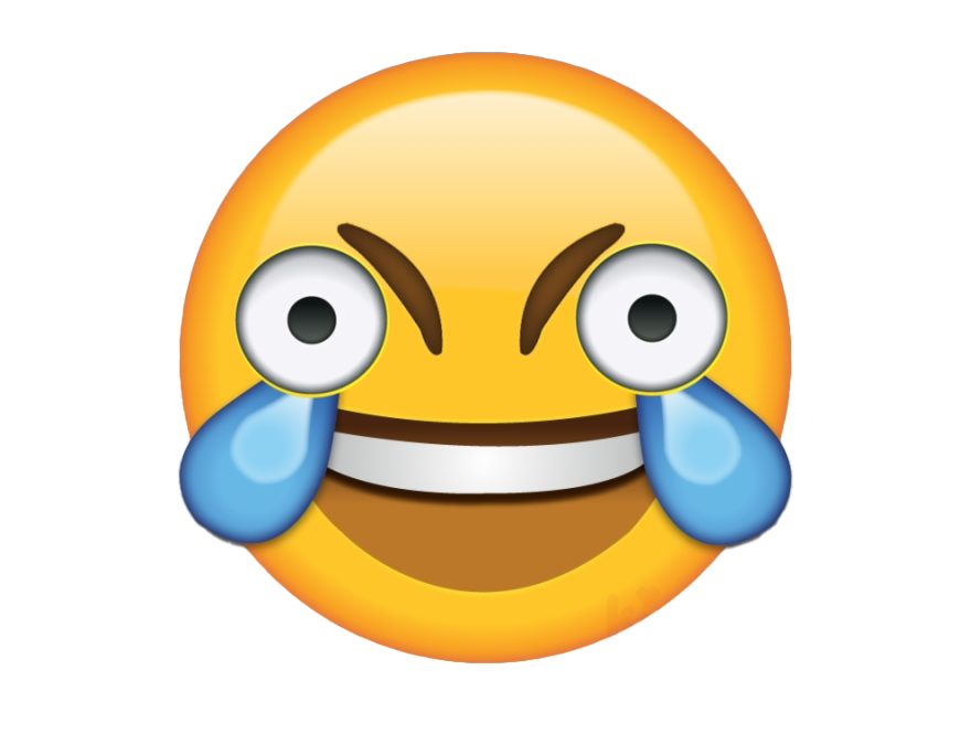 Laughing Crying Emoji Transparent PNG Image