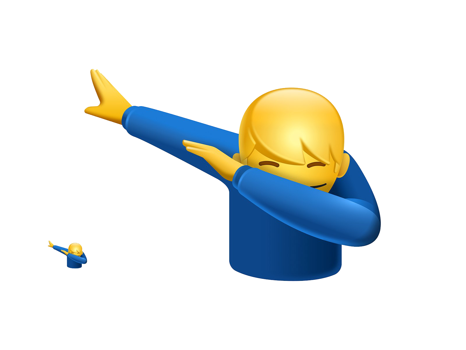 Dab Emoji Transparent PNG Image