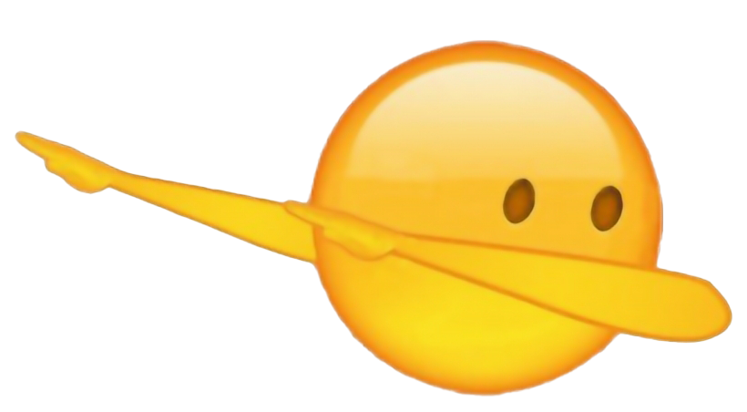 Dab Emoji Transparent PNG Image