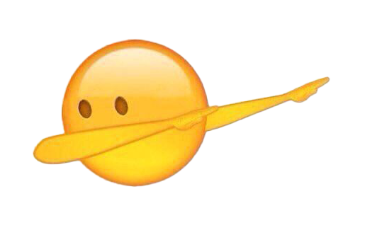 Pic Dab Emoji Transparent PNG Image