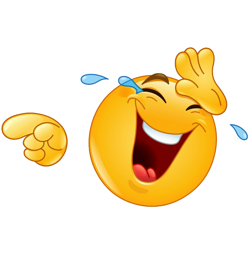 Laughing Yellow Emoji Transparent PNG Image