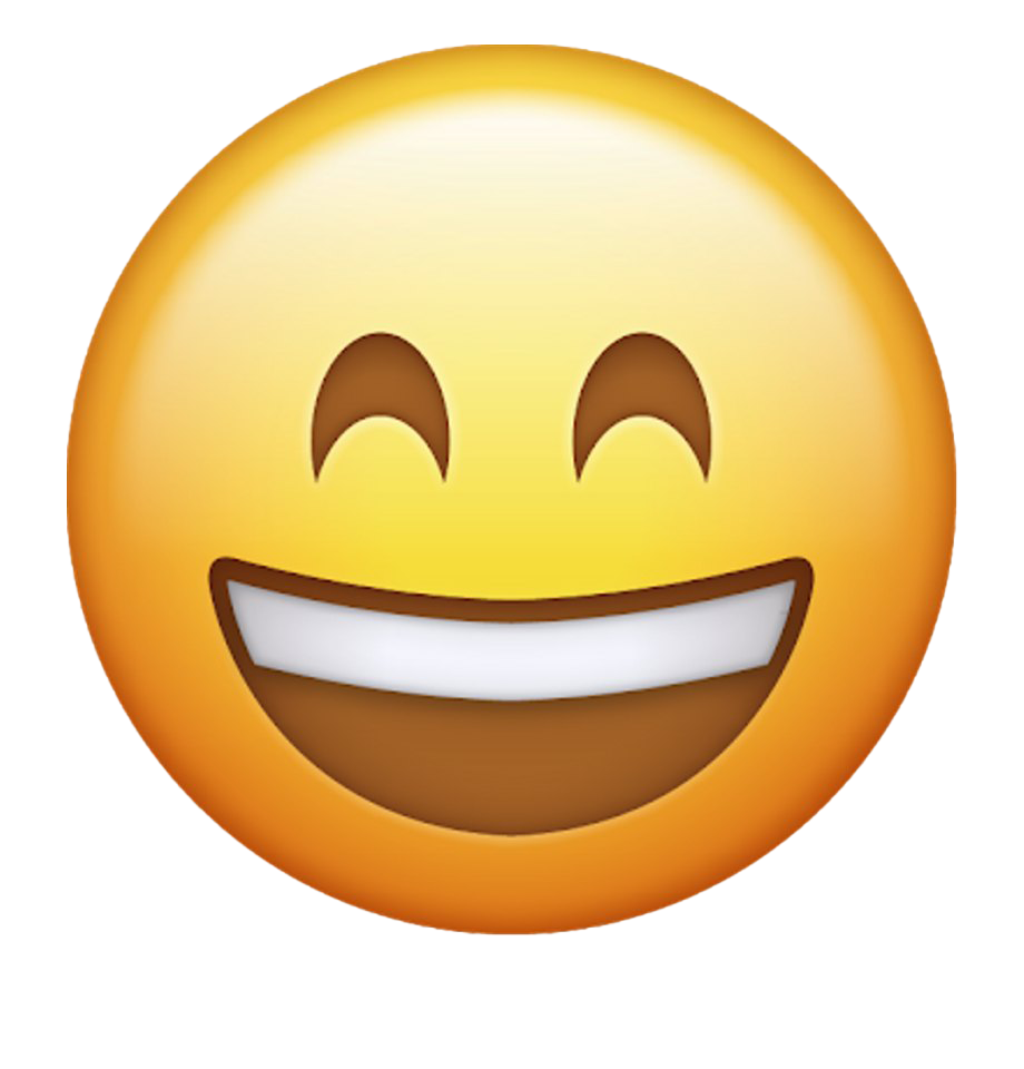 Laughing Yellow Emoji Transparent PNG Image
