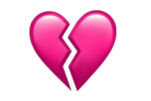 Pink Heart Emoji Transparent PNG Image