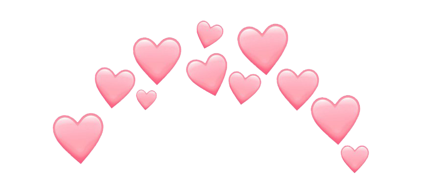 Pink Heart Emoji Transparent PNG Image