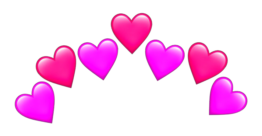 Pink Heart Emoji Transparent PNG Image