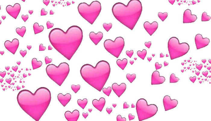 Pink Heart Emoji Transparent PNG Image