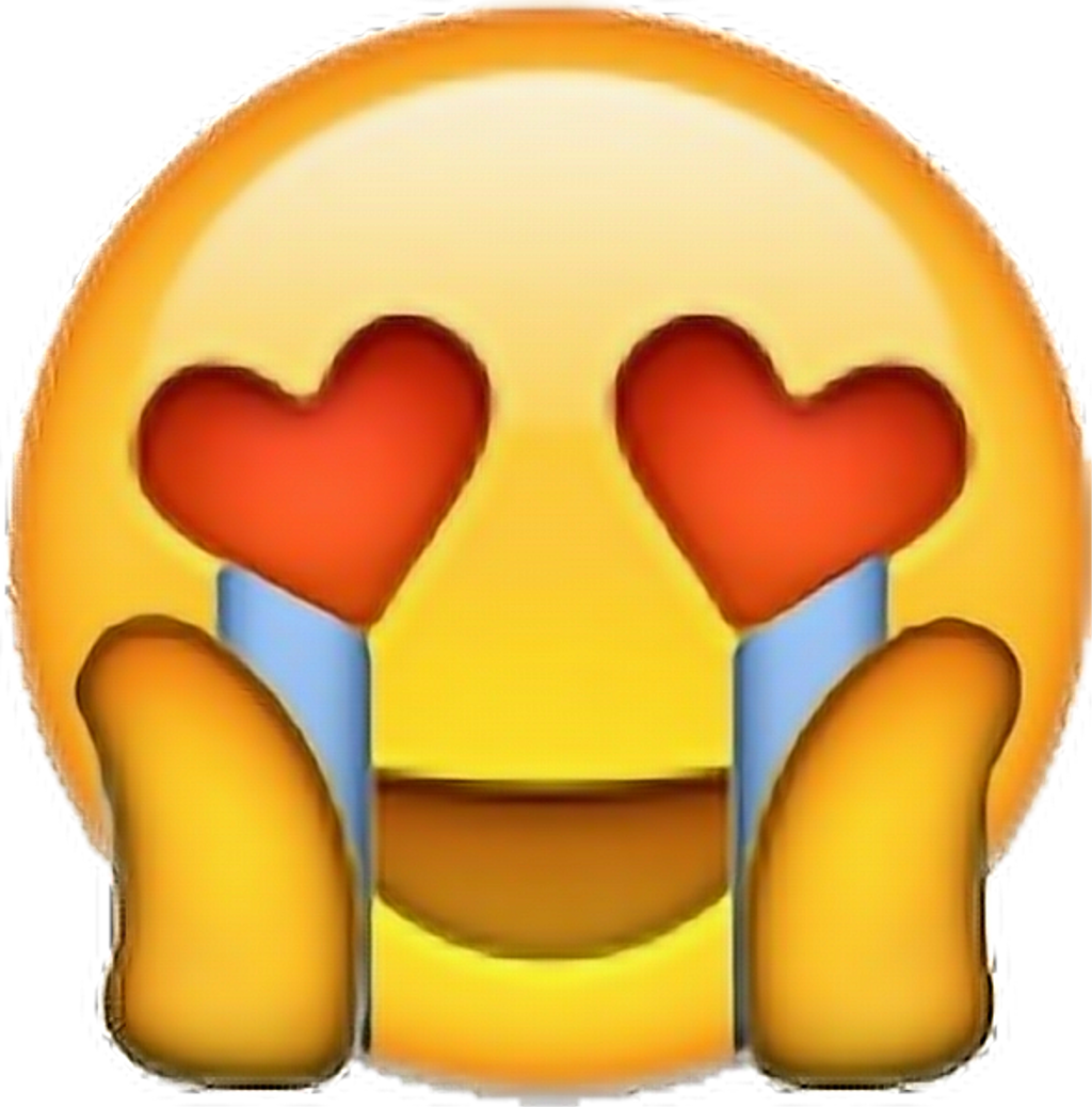 Eyes Sticker Red Emoji Transparent PNG Image