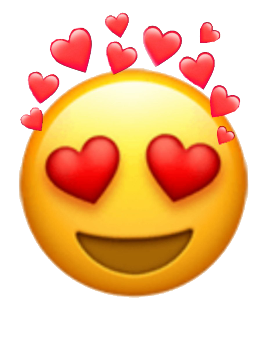 Eyes Sticker Red Emoji Transparent PNG Image