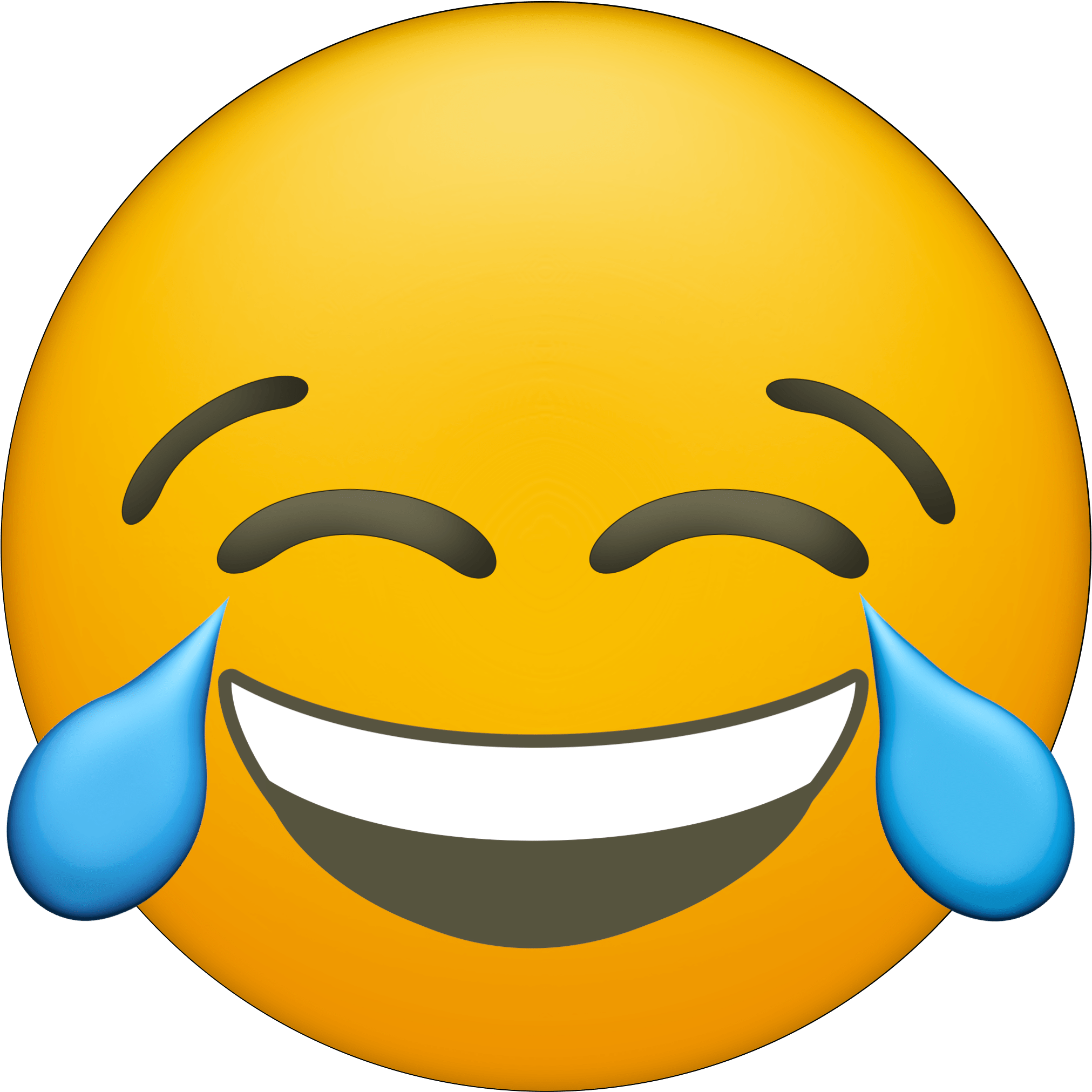 Laughter Emoji Transparent PNG Image