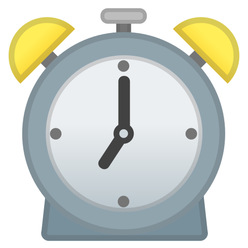 Alarm Emoji Transparent PNG Image