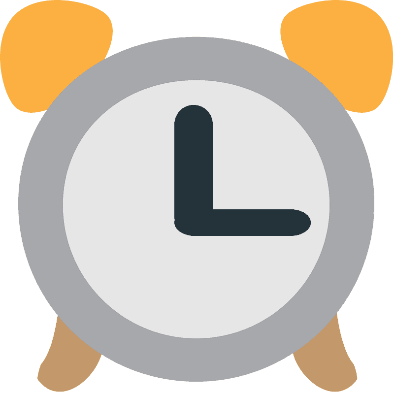 Alarm Emoji Transparent PNG Image
