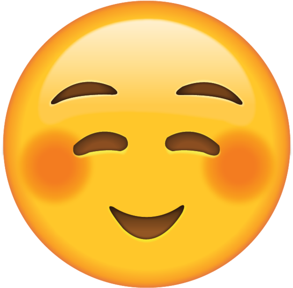 Emoji Face Happy Transparent PNG Image