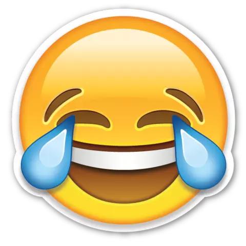 Face With Tears Of Joy Emoji Transparent PNG Image