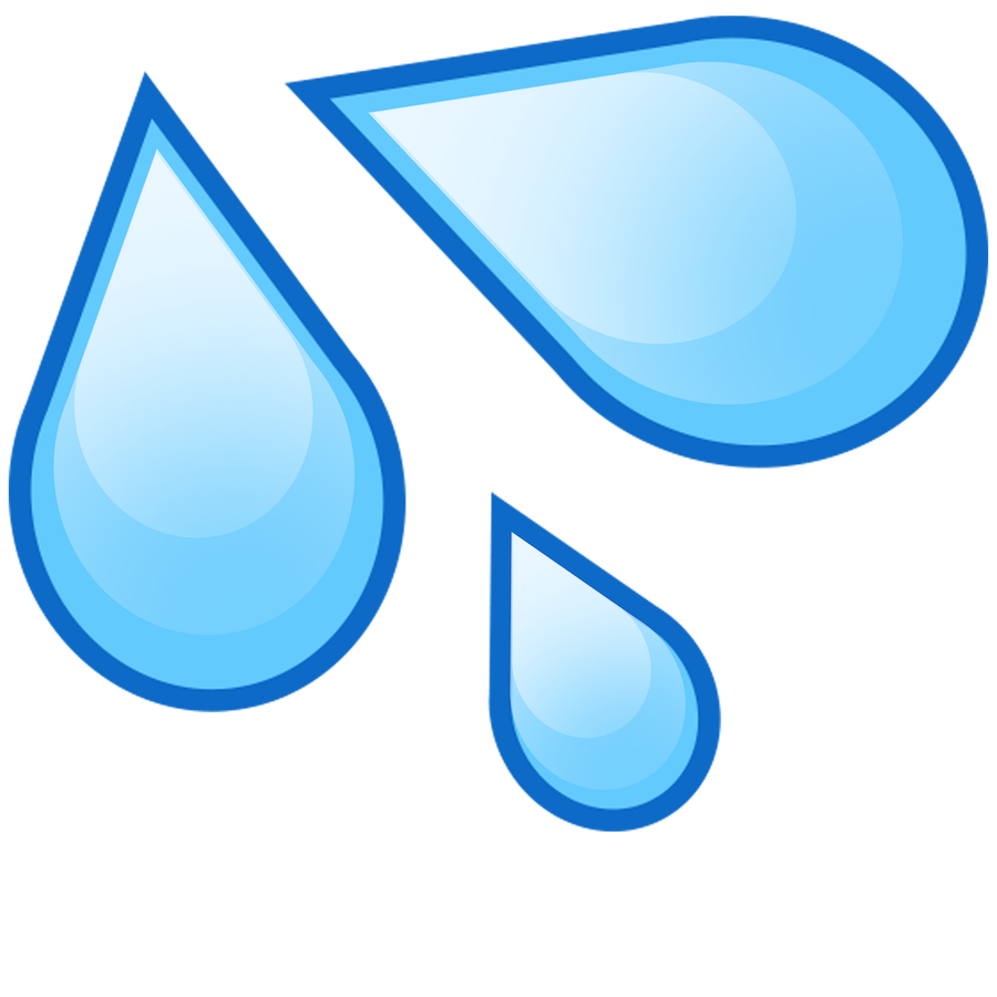 Water Splash Drop Drawing Emoji Transparent PNG Image