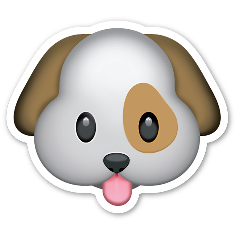 Emoticon Whatsapp Smiley Dog Emoji Transparent PNG Image