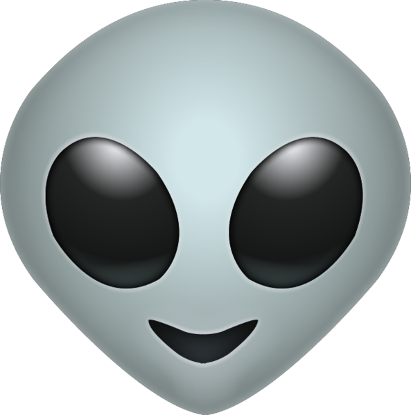Alien Extraterrestrial Life Sticker Emoji File Transparent PNG Image