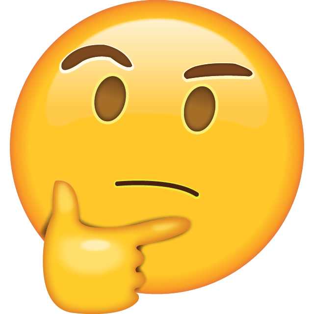 Thought Emoticon Whatsapp Emoji Transparent PNG Image