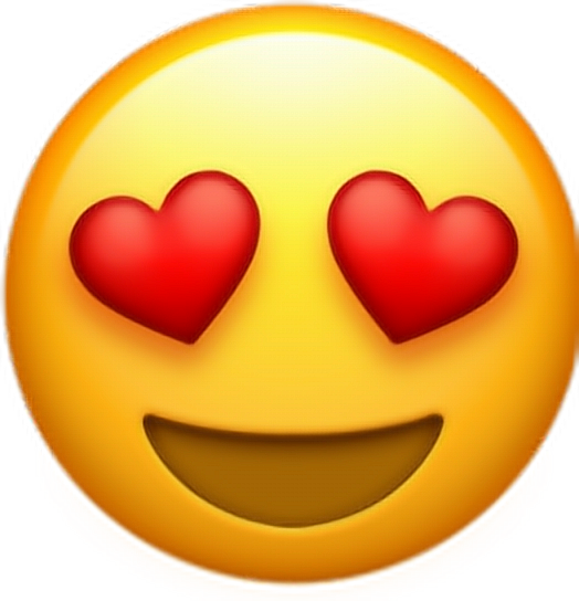 Emoticon Heart Smiley Upscale Whatsapp Emoji Transparent PNG Image