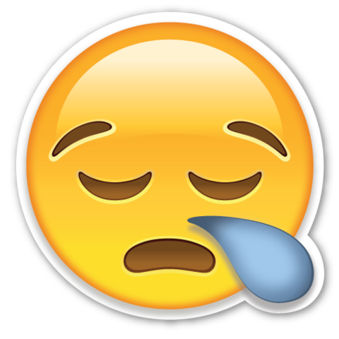 Sad Crying Emoji Transparent PNG Image