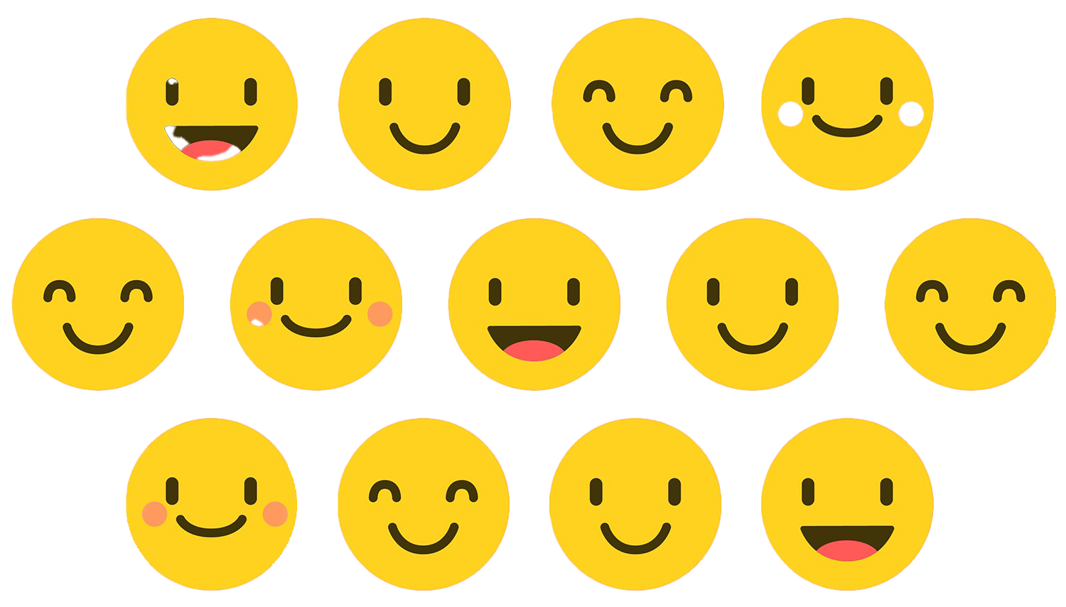 Cheerful Smiley Transparent PNG Image