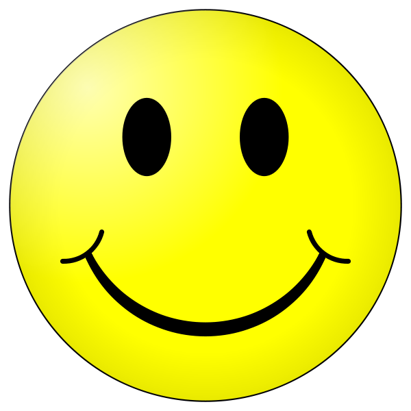 Cheerful Smiley Transparent PNG Image