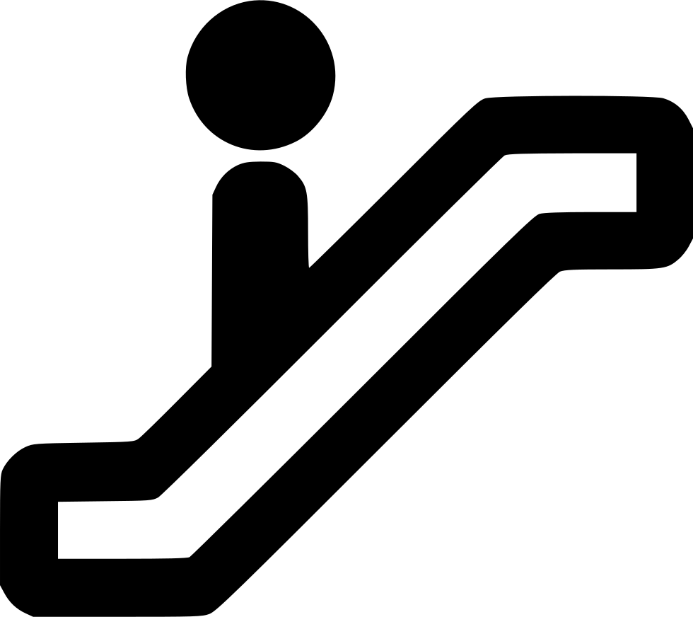 Vector Escalator Transparent PNG Image
