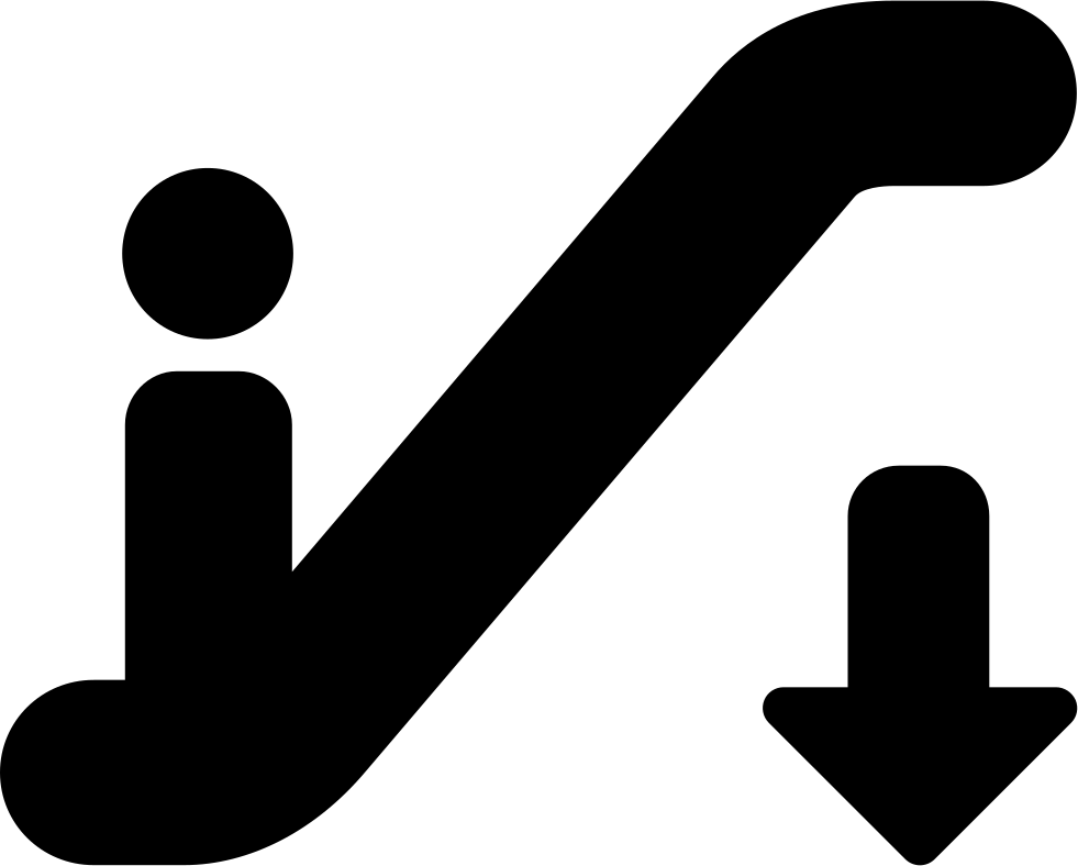 Vector Escalator Transparent PNG Image