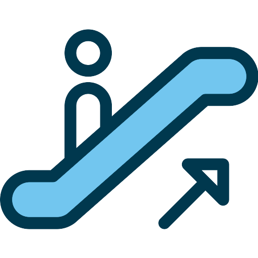 Vector Escalator Transparent PNG Image