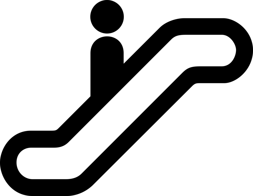 Vector Escalator Transparent PNG Image