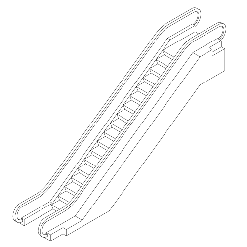Escalator Transparent PNG Image