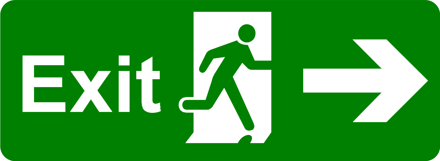 Exit Transparent PNG Image