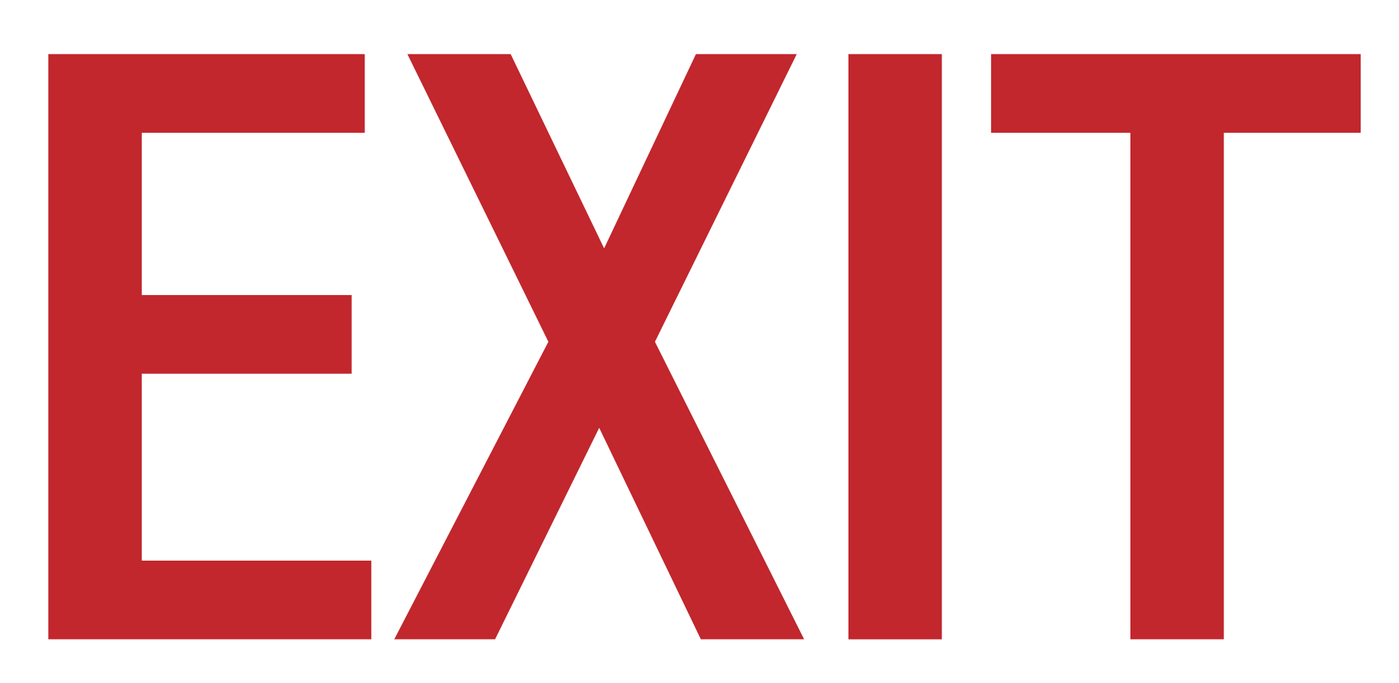 Exit Transparent PNG Image
