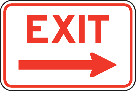 Exit Transparent PNG Image