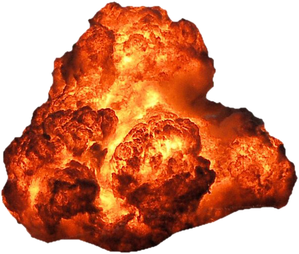 Fire Explosion Transparent PNG Image