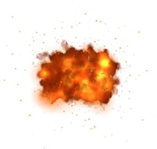 Fire Explosion Transparent PNG Image
