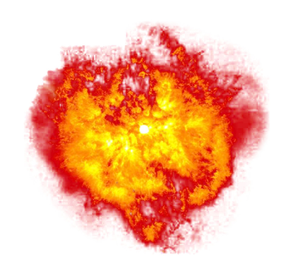 Fire Explosion Transparent PNG Image