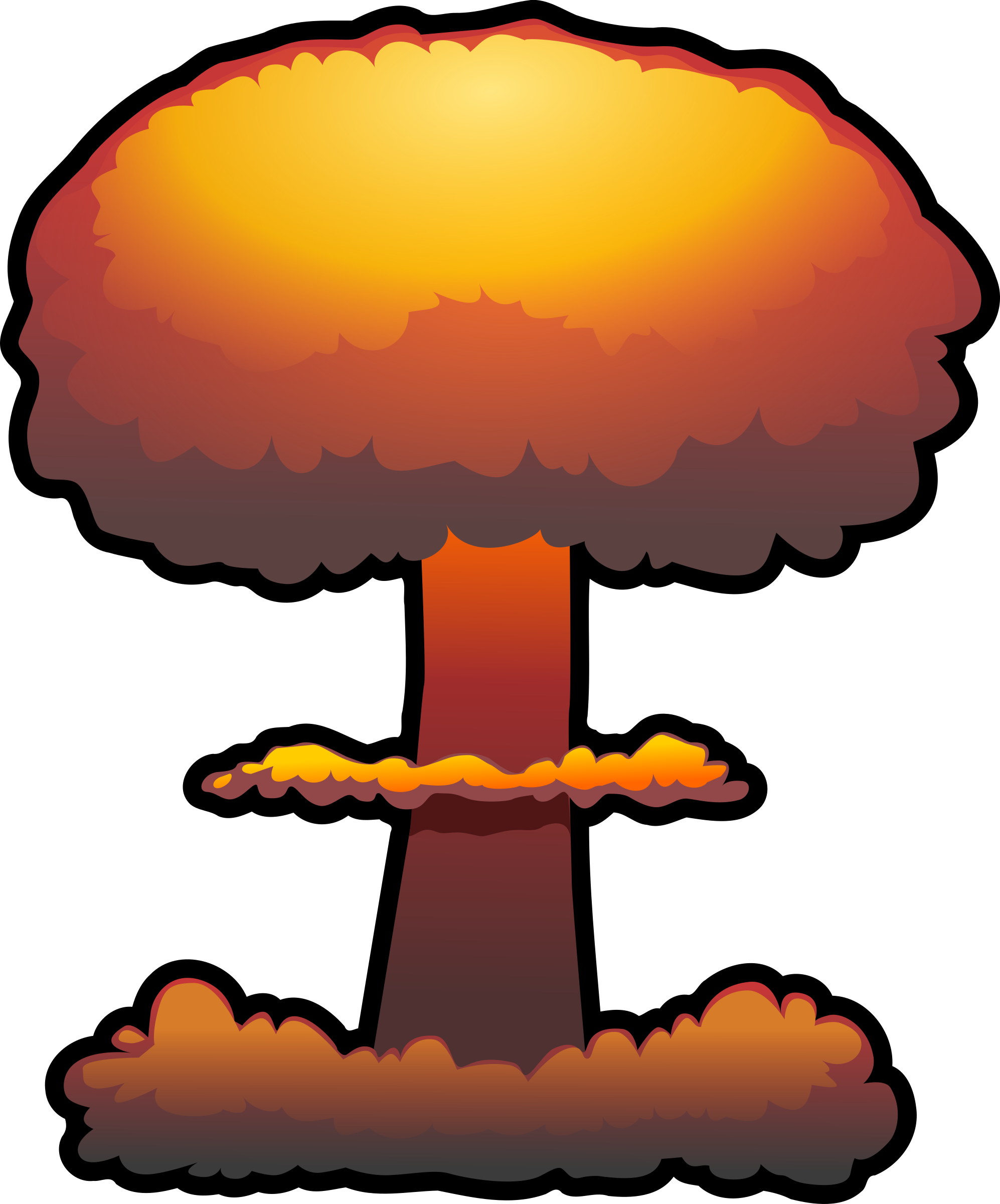 Atomic Explosion Transparent PNG Image