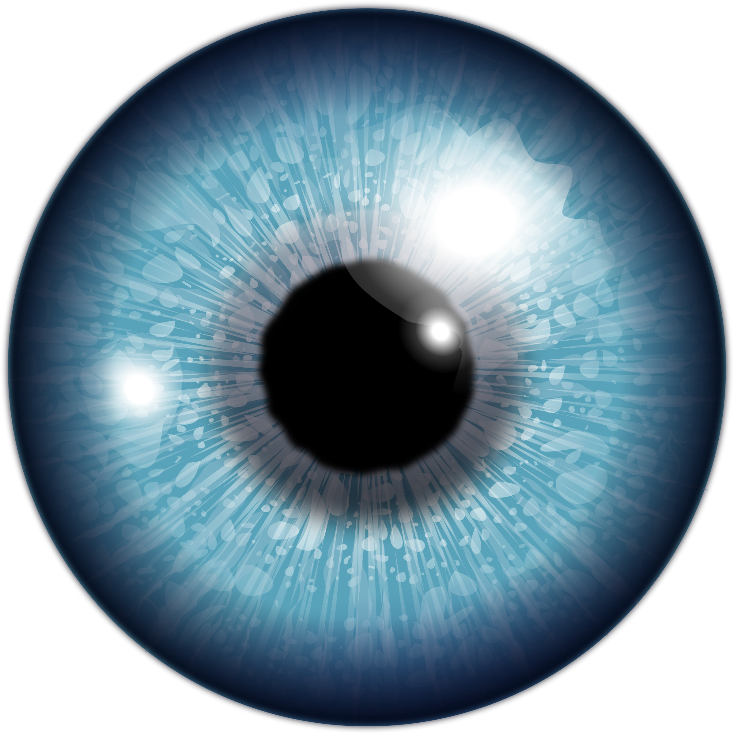 Blue Eyes Transparent PNG Image