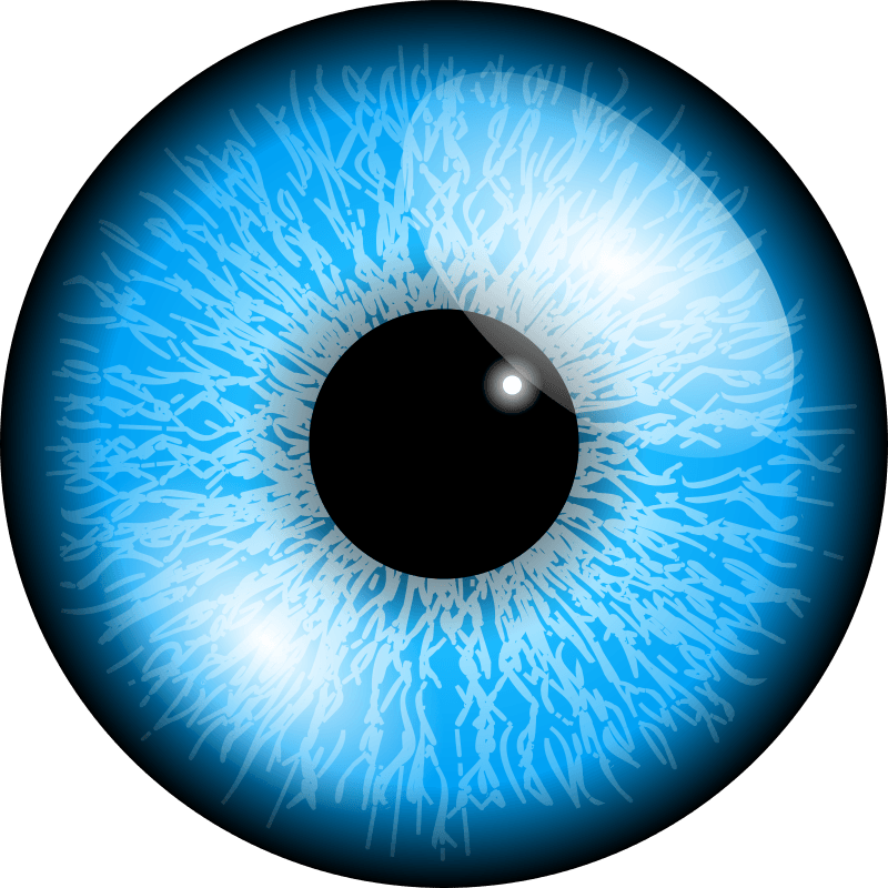 Blue Eyes Transparent PNG Image