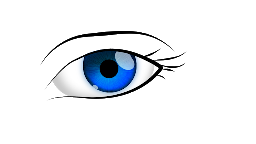 Blue Eyes Transparent PNG Image