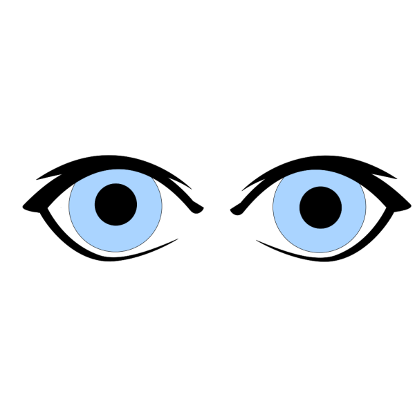 Blue Eyes Transparent PNG Image