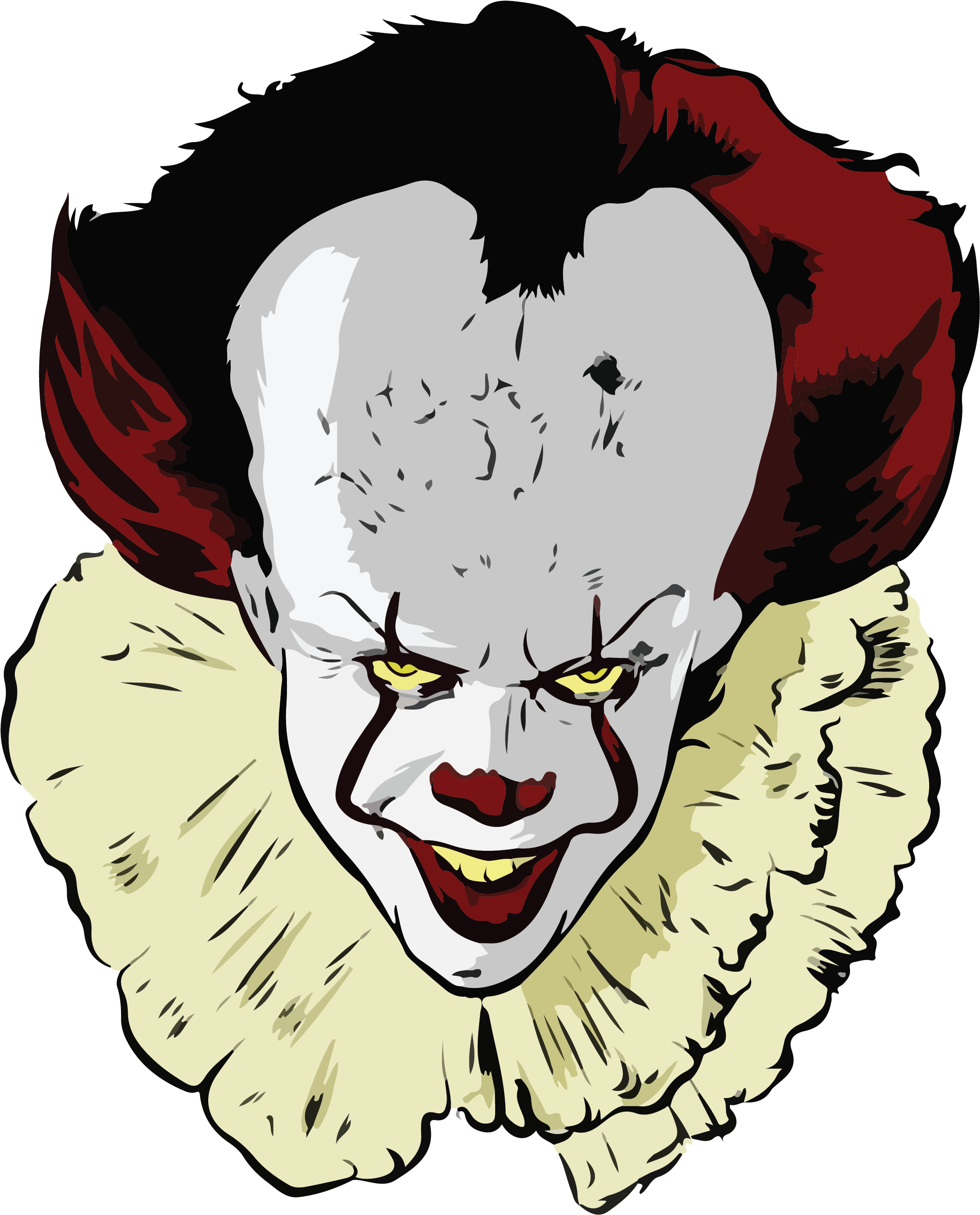 Face Pennywise Transparent PNG Image