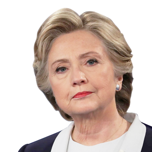 Hillary Clinton Face Transparent PNG Image