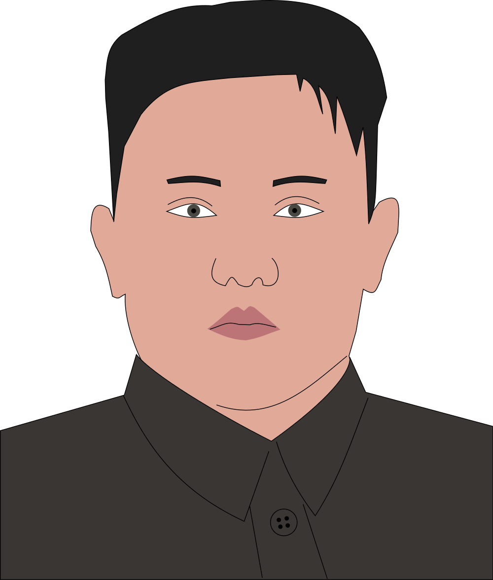 Face Kim Jong-Un Transparent PNG Image