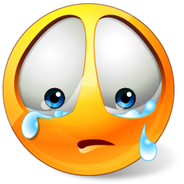 Emoticon Cute Sadness Smiley Sad Transparent PNG Image