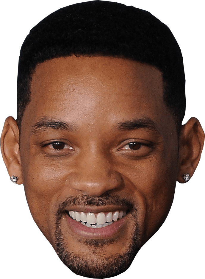Will Smith Face Transparent PNG Image