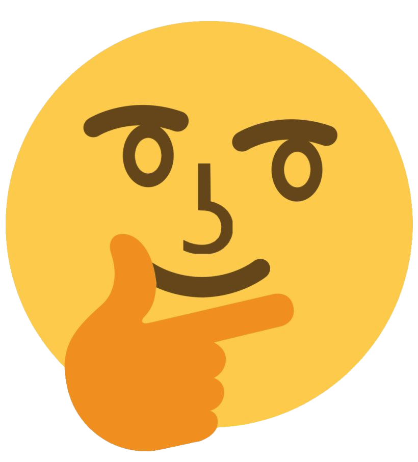 Emoji Face Lenny Transparent PNG Image